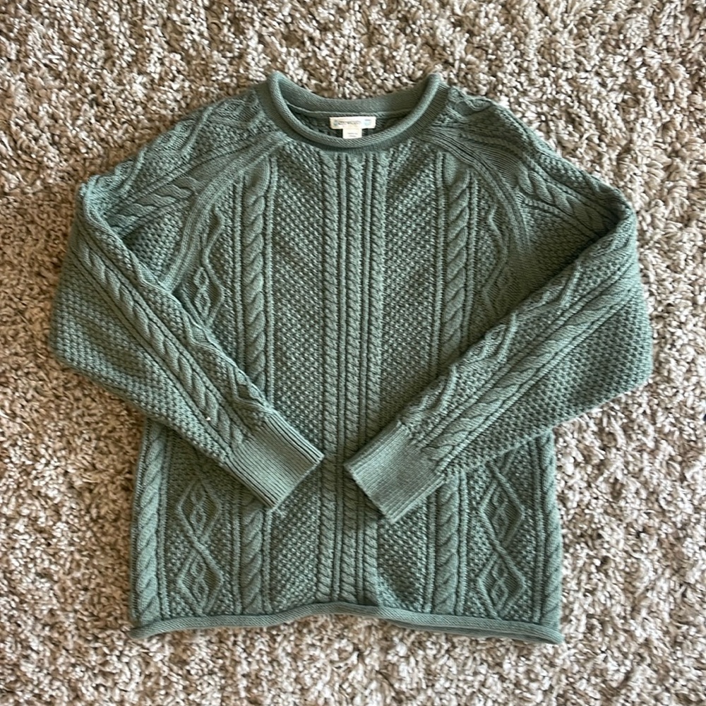 Crewcuts, boys, green.cotton sweater. Worn only one time!